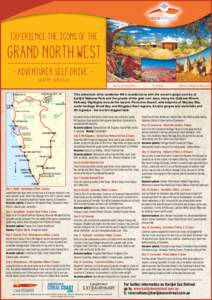 Gascoyne / Mid West / National parks of Western Australia / Pilbara / Great Northern Highway / Karijini National Park / Mount Augustus National Park / Ningaloo Reef / Wubin /  Western Australia / Regions of Western Australia / Geography of Western Australia / States and territories of Australia