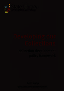 developing our collections cover