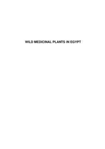 WILD MEDICINAL PLANTS IN EGYPT  WILD MEDICINAL PLANTS