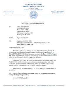 ATTORNEY GENERAL  DEPARTMENT OF JUSTICE 33 CAPITOL STREET  CONCORD, NEW HAMPSHIRE[removed]