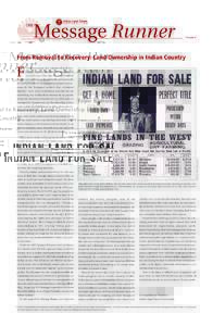 MP15705INDIANNEWS:58 AM Page 1  THE Message Runner