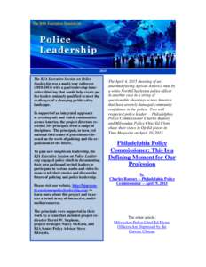 Commissioner / Government / Law / Sociolinguistics / Police commissioner / Philadelphia Police Department