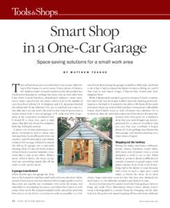 Smart Shop in a One-Car Garage