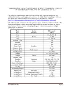 Microsoft Word - DEFINITIONS OF VISUAL CLASSIFICATION OF HEAVY COMMERCIAL VEHICLES.docx