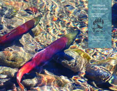 Westbank First Nation Self­Government Agreement  Annual Report on