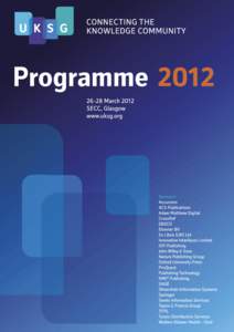 Plenary Session 1  Refocusing Our Future Lomond Auditorium Chair: Tony Kidd, University of Glasgow C	11.00