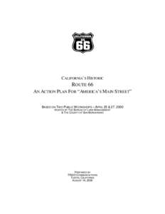 Conservation in the United States / Bureau of Land Management / United States Department of the Interior / Wildland fire suppression / San Bernardino /  California / U.S. Route 66 / San Bernardino County /  California / Mojave Desert / Preservation / Geography of California / Geography of the United States / United States