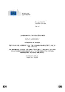EUROPEAN COMMISSION Brussels, [removed]SWD[removed]final Part 1/2