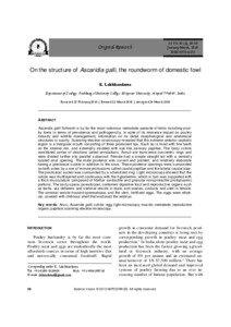 Zoology / Taxonomy / Ascaridia galli / Ascaridia / Anatomical terms of location / Phasmid / Sucker / Ascaridiidae / Galli / Parasites / Nematodes / Biology