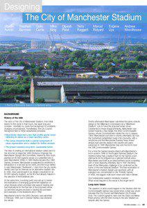 Designing The City of Manchester Stadium Martin