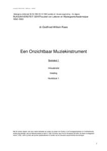 dr.Godfried-Willem RAES - DOKT0.doctitelpagina doktoraat.1993 update en nieuwe paginering - 3e uitgave RIJKSUNIVERSITEIT GENTFaculteit van Letteren en WijsbegeerteAkademiejaar