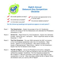 Microsoft PowerPoint - checklist 2009.ppt