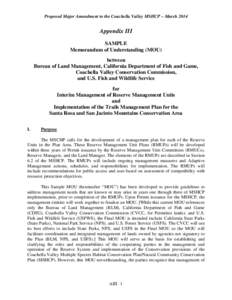 Land management / Bureau of Land Management / California Department of Fish and Game / Endangered Species Act / National Park Service / United States Forest Service / National Wildlife Refuge / Environment of the United States / Conservation in the United States / United States