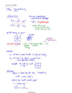 Lecture 13 - scribbles Friday, October 14, :17 Teaching Page 1