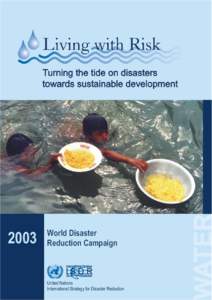 2003  World Disaster Reduction Campaign International Strategy