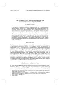 Government / Sovereign immunity / Court of Appeal of Singapore / Court system of Canada / Supreme Court of Singapore / Courts of England and Wales / Discrimination law / Law of Singapore / Teo Soh Lung v. Minister for Home Affairs / Human rights in Singapore / Law / Singapore