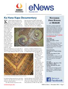 November[removed]Ka Hana Kapa Documentary K