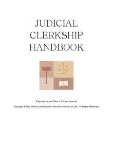 JUDICIAL CLERKSHIP HANDBOOK
