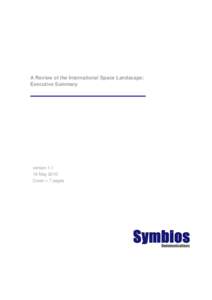Microsoft Word - Executive Summary Symbios edited CM.doc