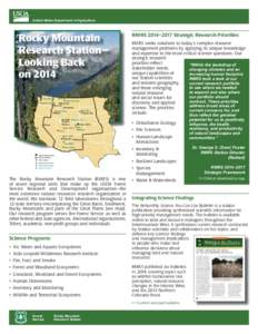 Ecological succession / Fire / United States Forest Service / Environment of the United States / Wildfire / Forestry / Sierra Ancha / Ecology / Systems ecology / Conservation in the United States / USDA Forest Service / Rocky Mountain Research Station