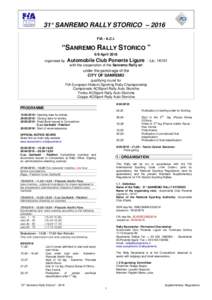 Microsoft Word - final SR_EHSRC Sanremo Historic 2016