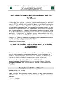 CPDWL - Continuing Professional Development and Workplace Learning SectionNPSIG - New Professionals Special Interest Group LAC - Latin America and the Caribbean Section USP - University of São Paulo, Ribeirão Preto, Br