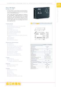 Steca Elektronik GmbH | 87700 Memmingen | Germany | Fon +[removed]0 | Fax +[removed]132 | www.steca.com  S olarlad eregler Steca PR Night PR 0606N, PR 1010N