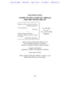 Plata v. Schwarzenegger / Prison Litigation Reform Act / Coleman v. Schwarzenegger / California Department of Corrections and Rehabilitation / Receivership / Arnold Schwarzenegger / Law / California / United States