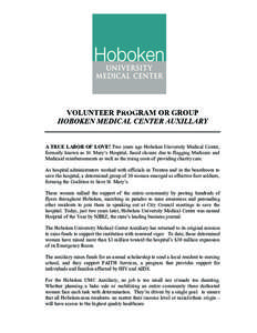New Jersey / Hoboken University Medical Center / Medicaid / Hoboken /  Antwerp / David Roberts / Geography of New Jersey / Hudson County /  New Jersey / Hoboken /  New Jersey