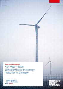 Sun, water, wind : development of the energy transition in Germany