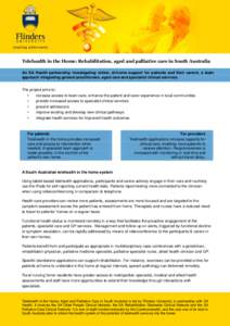 Technology / Medicine / Clinical pathway / Palliative care / EHealth / Telemedicine / Alaska Federal Health Care Access Network / Health informatics / Health / Telehealth