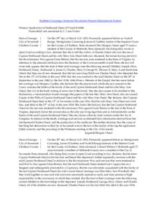 Southern Campaign American Revolution Pension Statements & Rosters Pension Application of Ferdinand Oneal (O’Neal) R16846 Transcribed and annotated by C. Leon Harris On this 30th day of March A.D. 1853, Personally appe