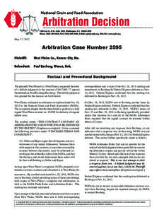 National Grain and Feed Association[removed]Eye St., N.W., Suite 1003, Washington, D.C[removed]Phone: ([removed], FAX: ([removed], E-Mail: [removed], Web Site: www.ngfa.org  May 17, 2012