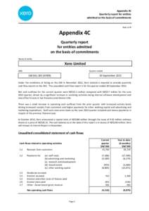 Cash flow / Financial statements / Asset / Cash flow statement / International Accounting Standards / United States housing bubble / Fundamental analysis / Operating cash flow / Accountancy / Finance / Business