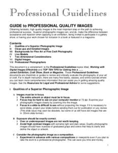 Microsoft Word - ProfessionalQualityIMAGES2010.doc
