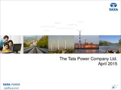 The Tata Power Company Ltd. Presentation Title ( Arial, Font size 28
