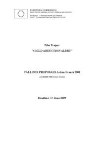 RAMC ag 2008 CALL FOR PROPOSALS-CHILD ABDUCTION ALERT.doc