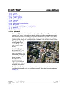 Chapter[removed]Roundabouts - Design Manual M 22-01