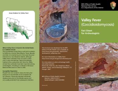 NPS Office of Public Health National Park Service U.S. Department of the Interior Areas Endemic for Valley Fever