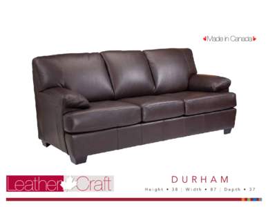 Leather Craft  DURHAM Height • 38  |