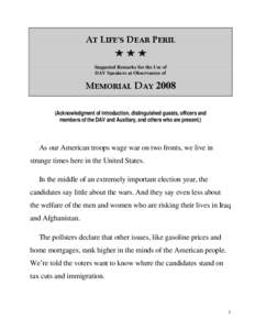 Presidency of George W. Bush / Iraq War / Human rights abuses / Human rights in Afghanistan / War in Afghanistan / Peace / National Coalition for Homeless Veterans / VoteVets.org / Military personnel / Veteran / War