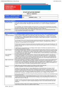 HHSEM-State-SITREP #3 Fires 10 Feb 2014.pdf  DOH[removed]STATE SITUATION REPORT 1800 hrs, [removed]