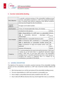 CERT Exercises Handbook  38 Document for teachers