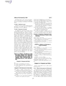 Office of the Secretary, HUD  § 15.1 (b) Either party may seek reconsideration of the decision on the fee application in accordance with Rule 29, 24 CFR 20.10.