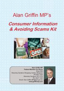 Consumer Information Kit & How To Avoid Scams