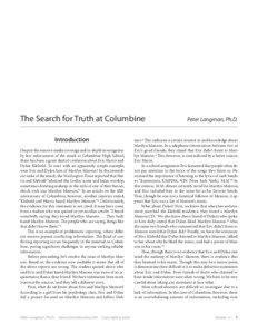 The Search for Truth at Columbine  Introduction Despite the massive media coverage and in-depth investigation