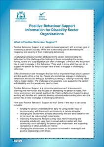 Education / Challenging behaviour / Person-centred planning / Ageing /  Disability and Home Care NSW / Developmental disability / Positive behavior support / Caregiver / Mental retardation / Low arousal approach / Disability / Health / Medicine