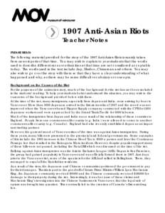 MOVedu Anti-Asian Riots Story