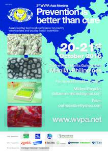 Asia’s leading technical conference for poultry veterinarians and poultry health scientists