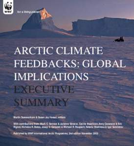 for a living planet  ARCTIC CLIMATE FEEDBACKS: GLOBAL IMPLICATIONS EXECUTIVE